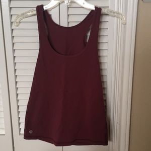Maroon Lululemon Tank